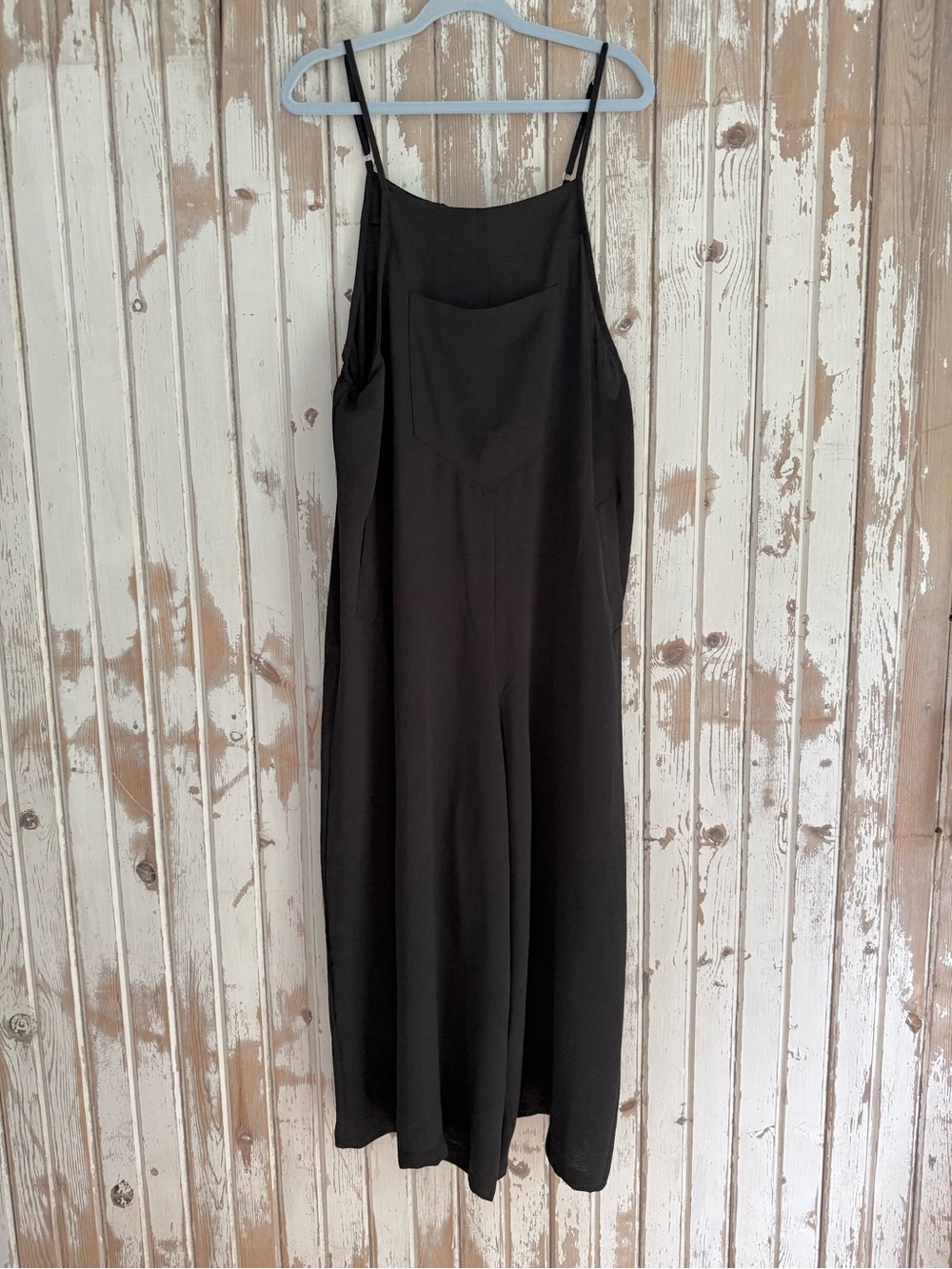 NWT Black Romper / Jumosuit With Adjustable Straps, Size XL